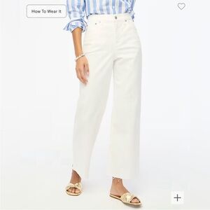 JCrew Factory Wide Leg Crop Jean